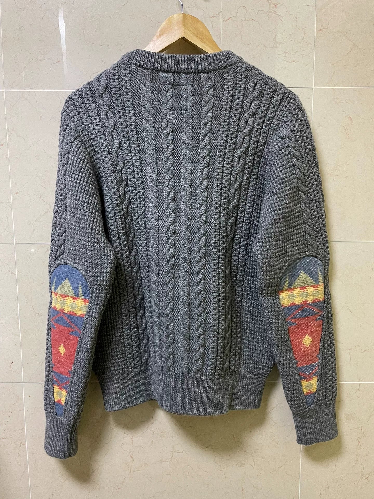 visvim Fisherman Cable Knit Sweater 18AW