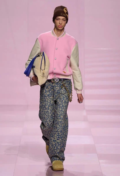 Louis Vuitton Nigo Collaboration Baseball Jacket