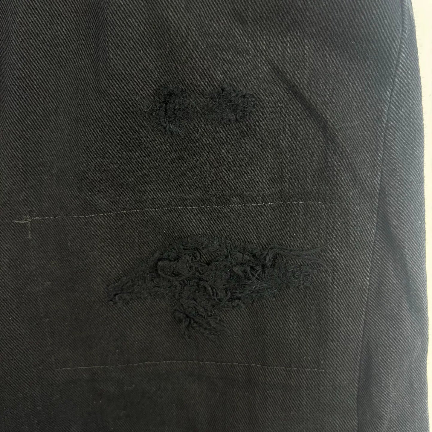dsquared2 black logo denim pants size 53
