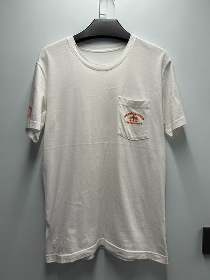 chrome hearts orange cross short sleeve shirt