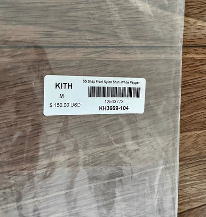 kith ss snal front nylon shirt