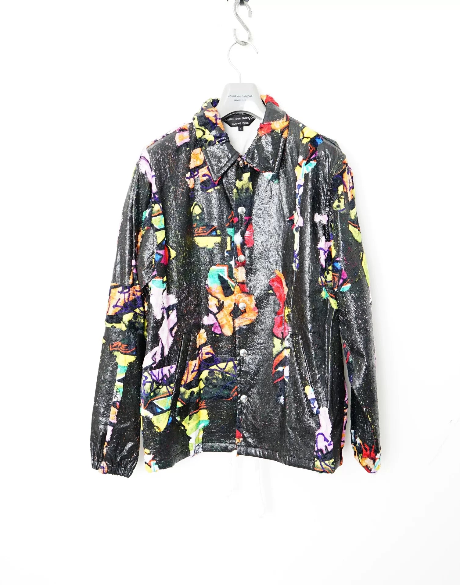 Comme des Garçons CDG Patchwork Faux Leather Jacket