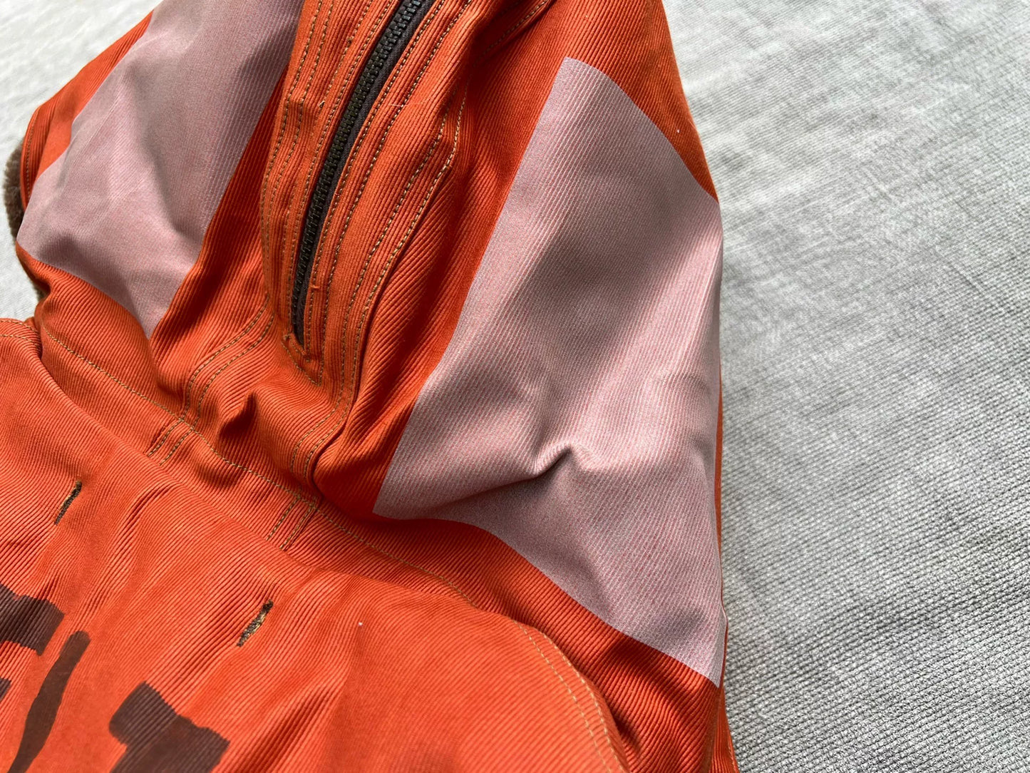 FREEWHEELERS Orange Hooded Vest