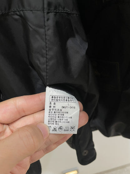 Quilted Cotton Jacket with Suede Detail