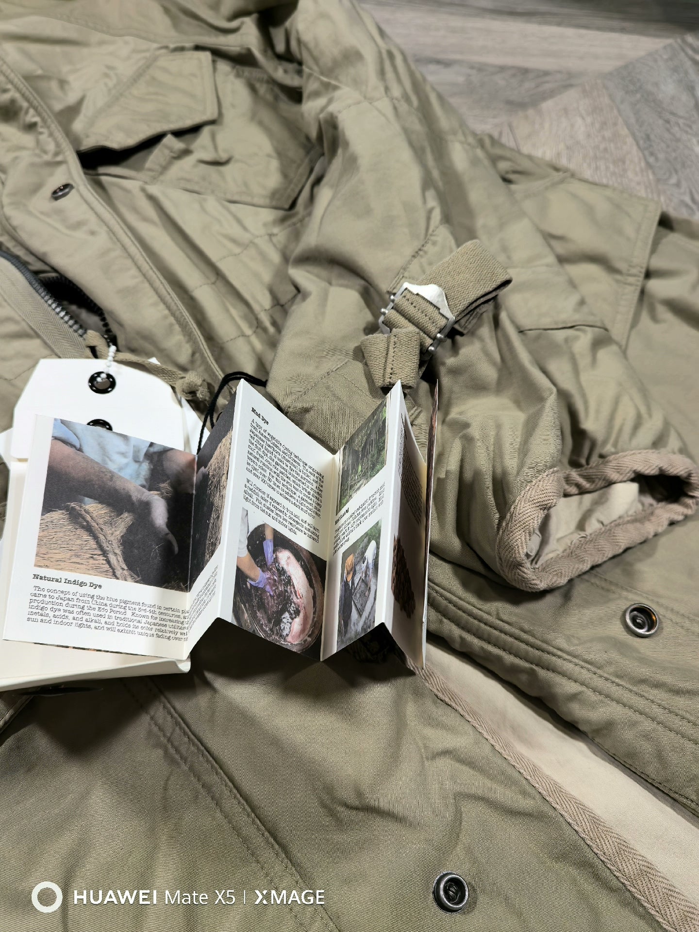 visvim bega combat coat in beige