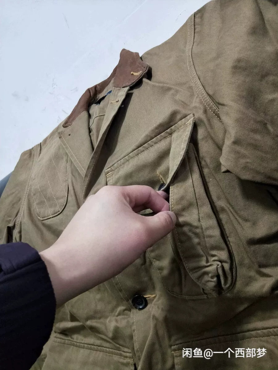 Ralph Lauren Leather Patch Hunting Jacket