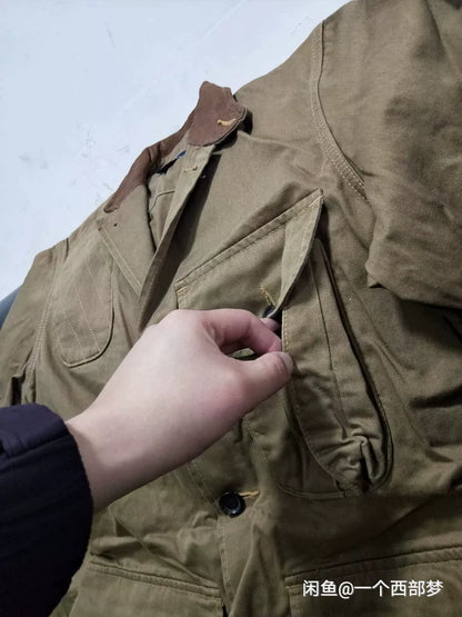 Ralph Lauren Leather Patch Hunting Jacket