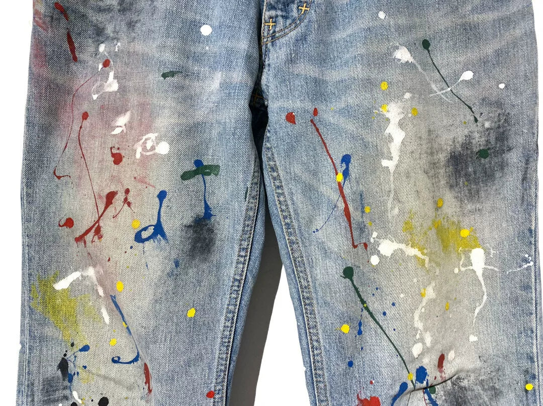 Number Nine Splatter Jeans ASAP Rocky