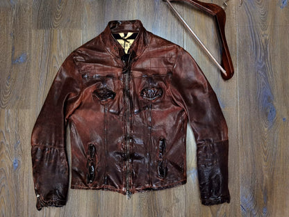 Giorgio Brato Leather Jacket Size 46