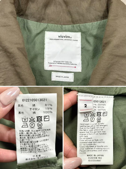 Visvim 22ss Tropical Combat M43 Jacket