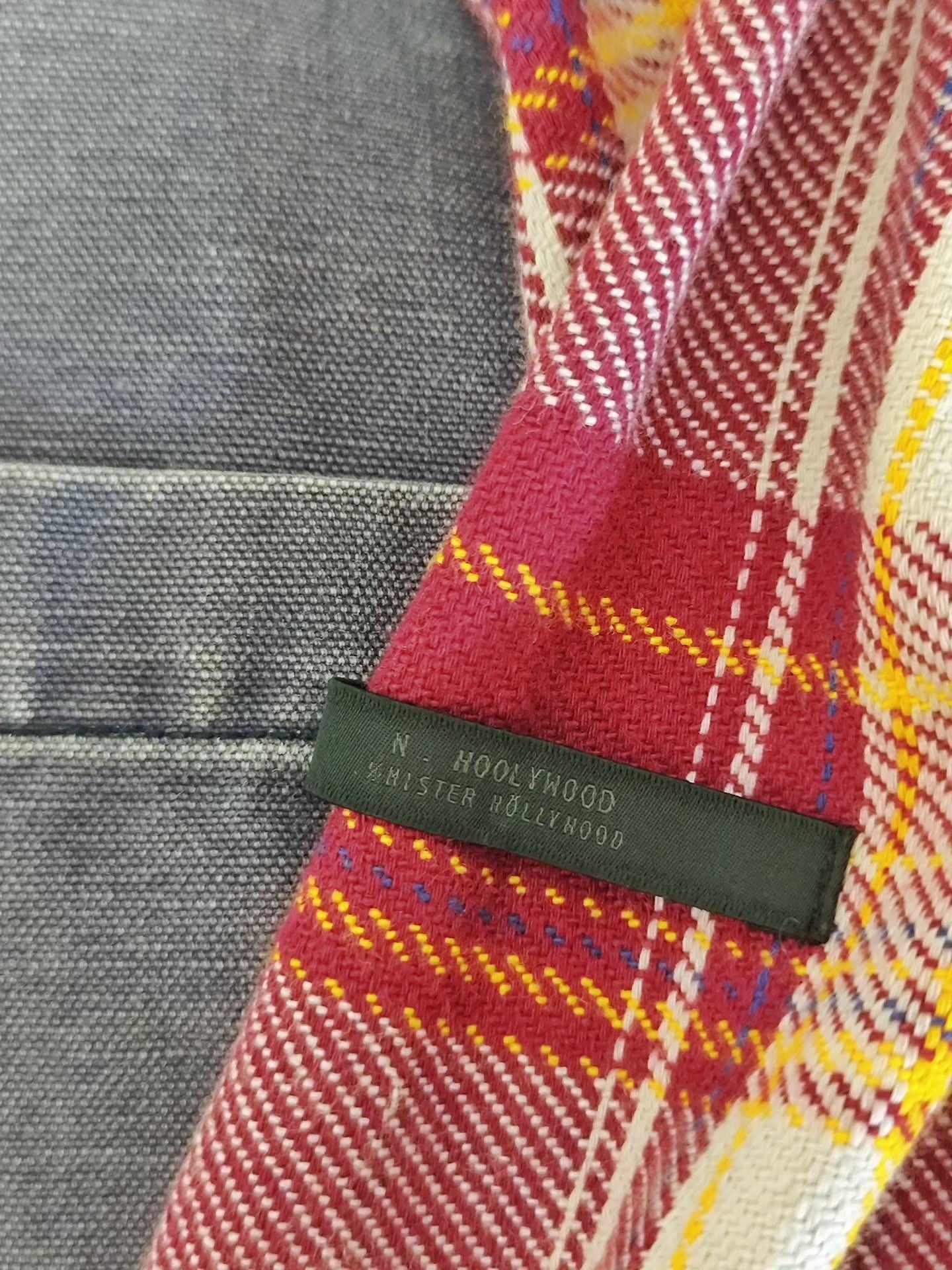 N.HOOLYWOOD Denim Check Shirt Jacket