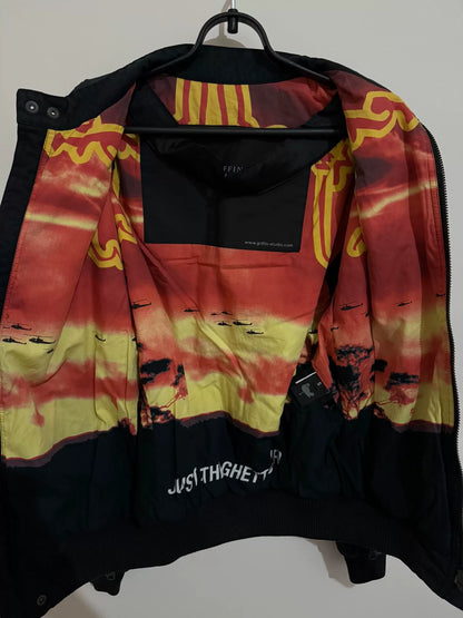 vintage griffin zip bomber jacket small