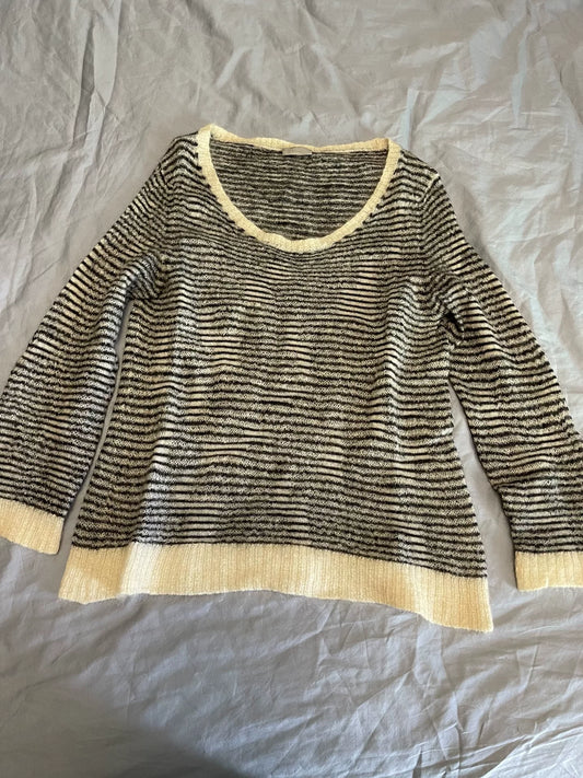 Dior Homme Striped Mohair Blend Sweater