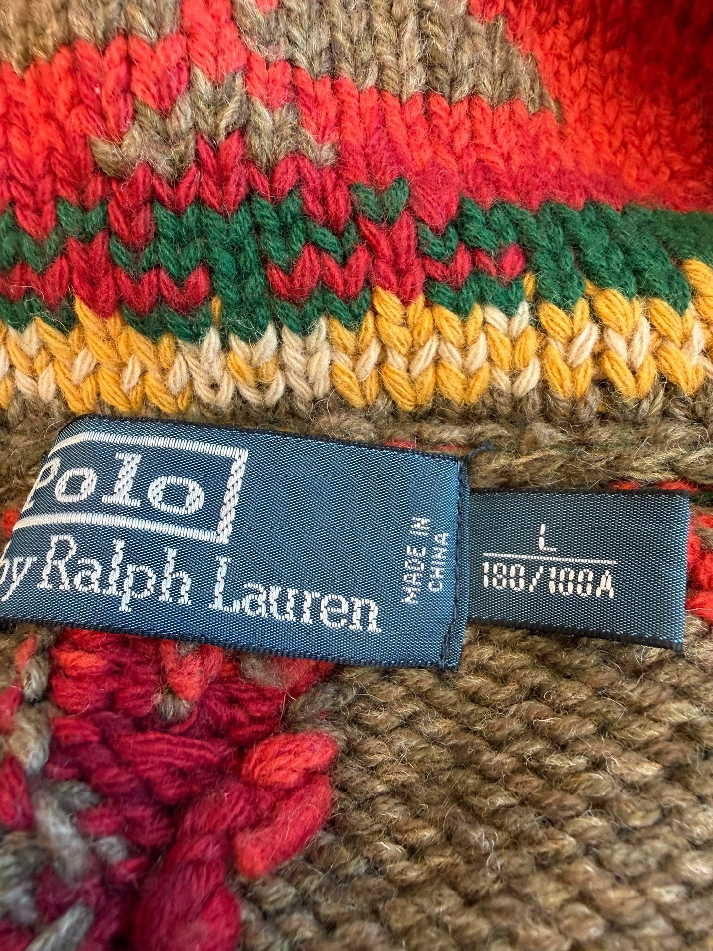 Ralph Lauren Shawl Collar Knit Sweater