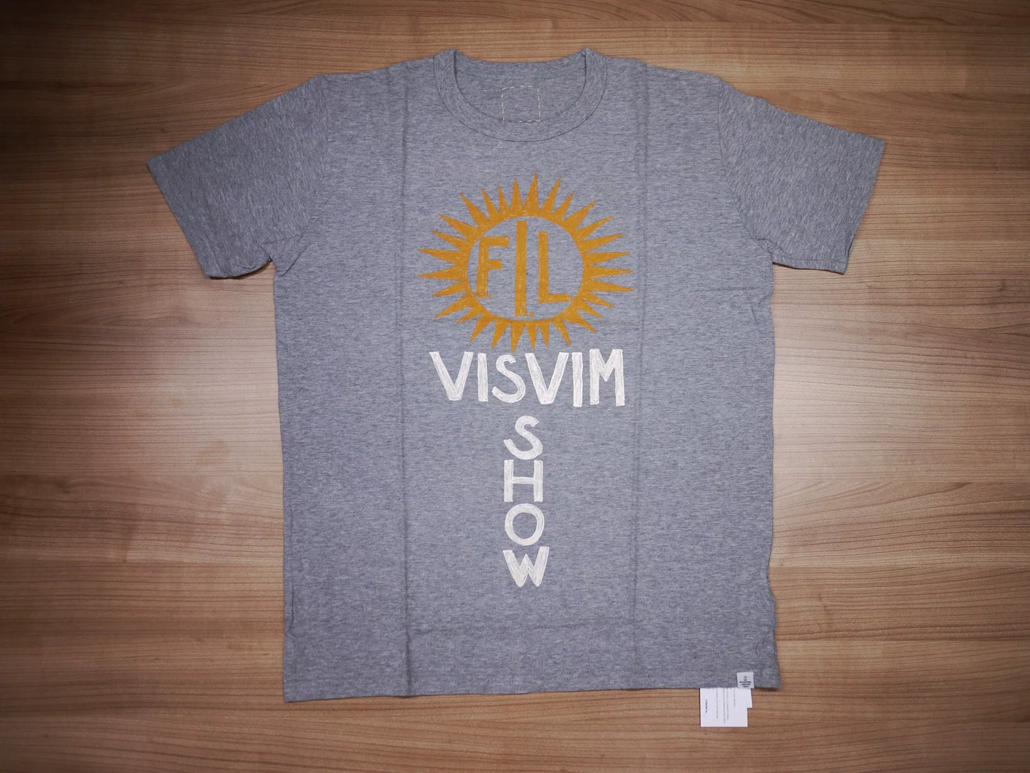 Visvim NORROW CREW TEE Black and Grey