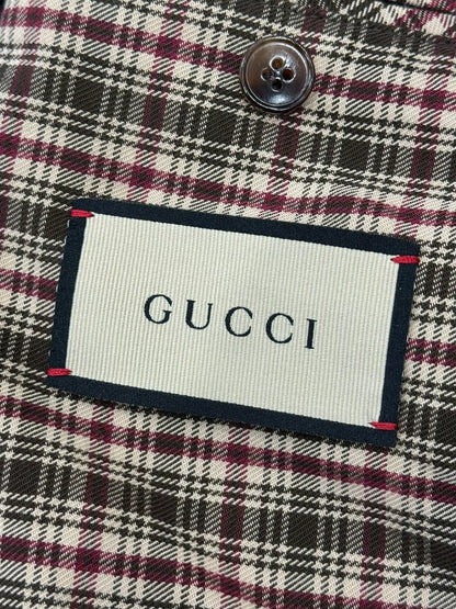 gucci wool leather bomber jacket size 50