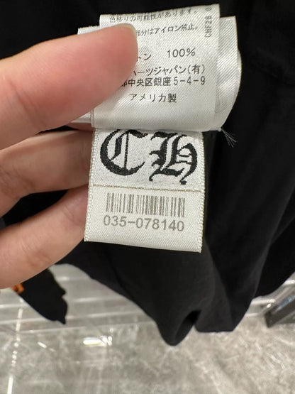 Chrome Hearts Black Long-Sleeve Orange