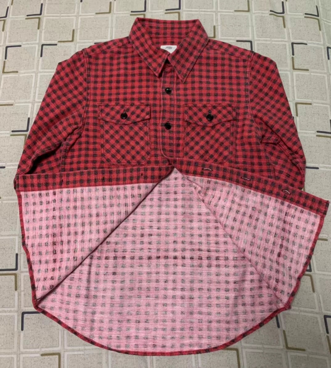 visvim 16aw Black Elk Gingham Flannel
