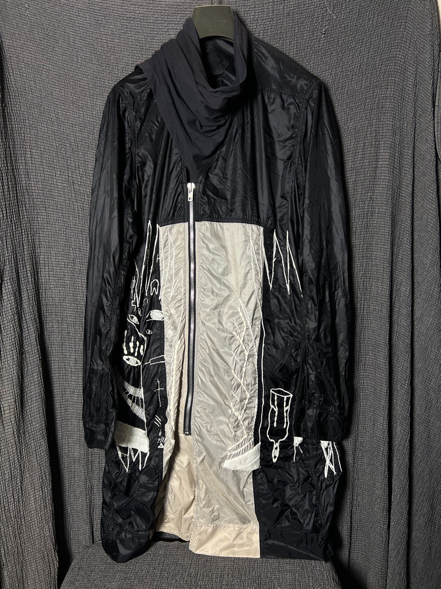 Rick Owens 15ss Runway Ghost Embroidery Coat