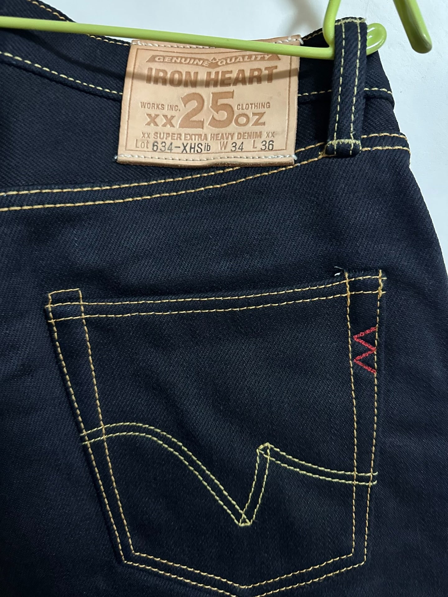Iron Heart 634xhsib 25oz Jeans W34