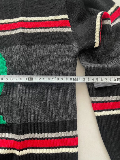 YSL Men's Black Knit Sweater