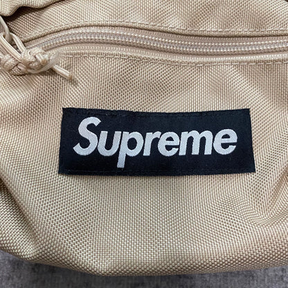 supreme khaki waist bag with shoulder strap