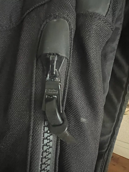 visvim 20L Black Backpack with Leather Base