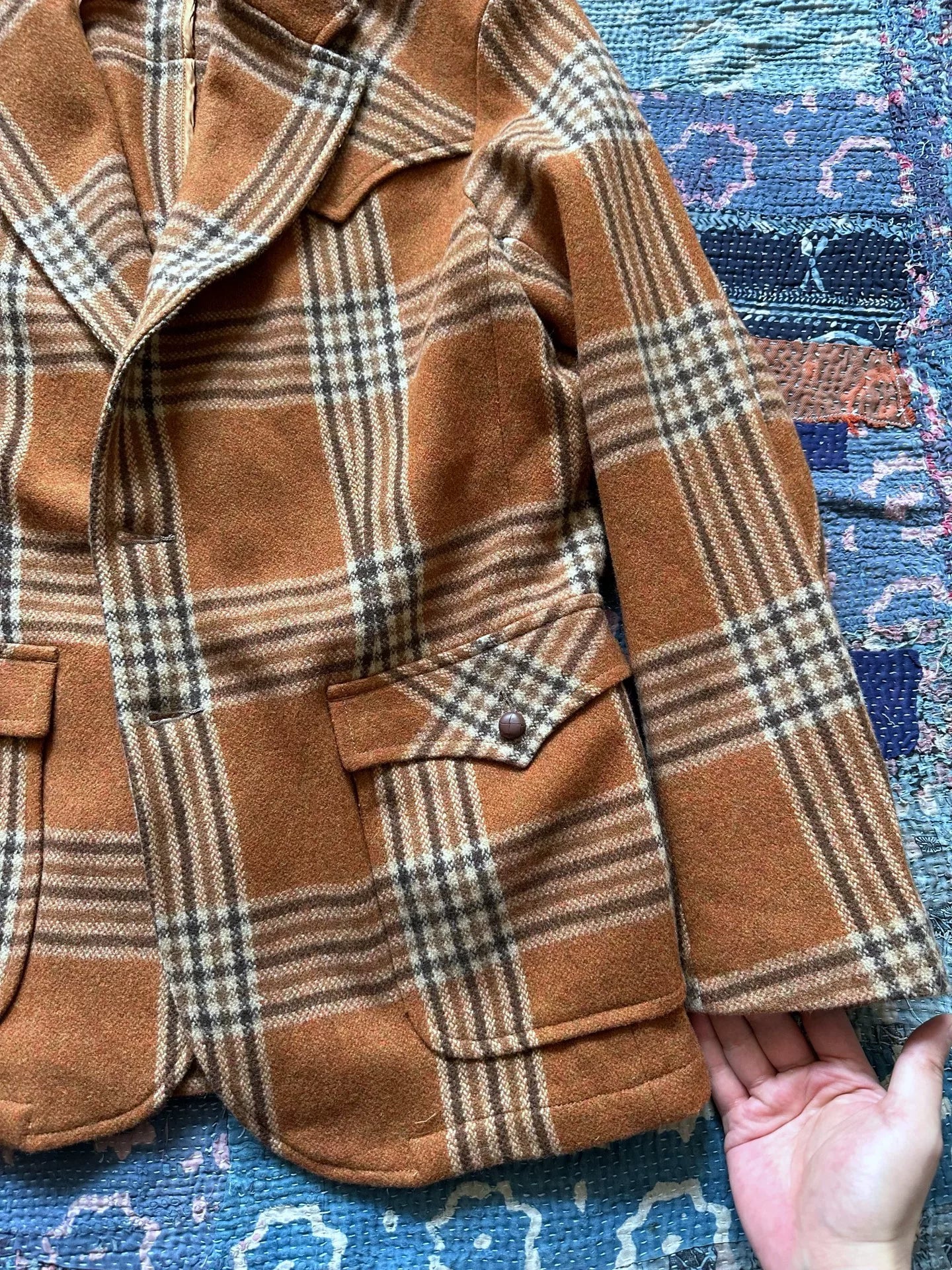 RRL Western Plaid Blazer Jacket