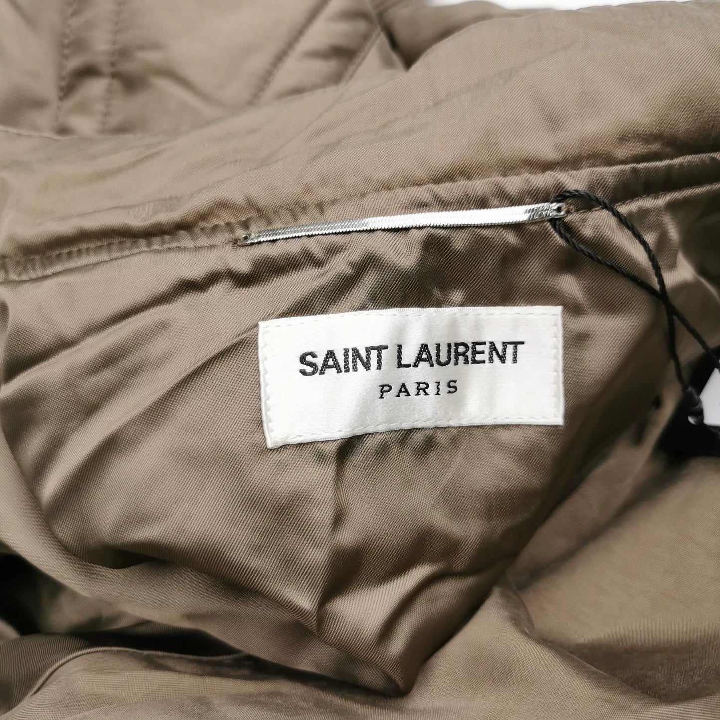 Saint Laurent Paris Brown Bomber Jacket