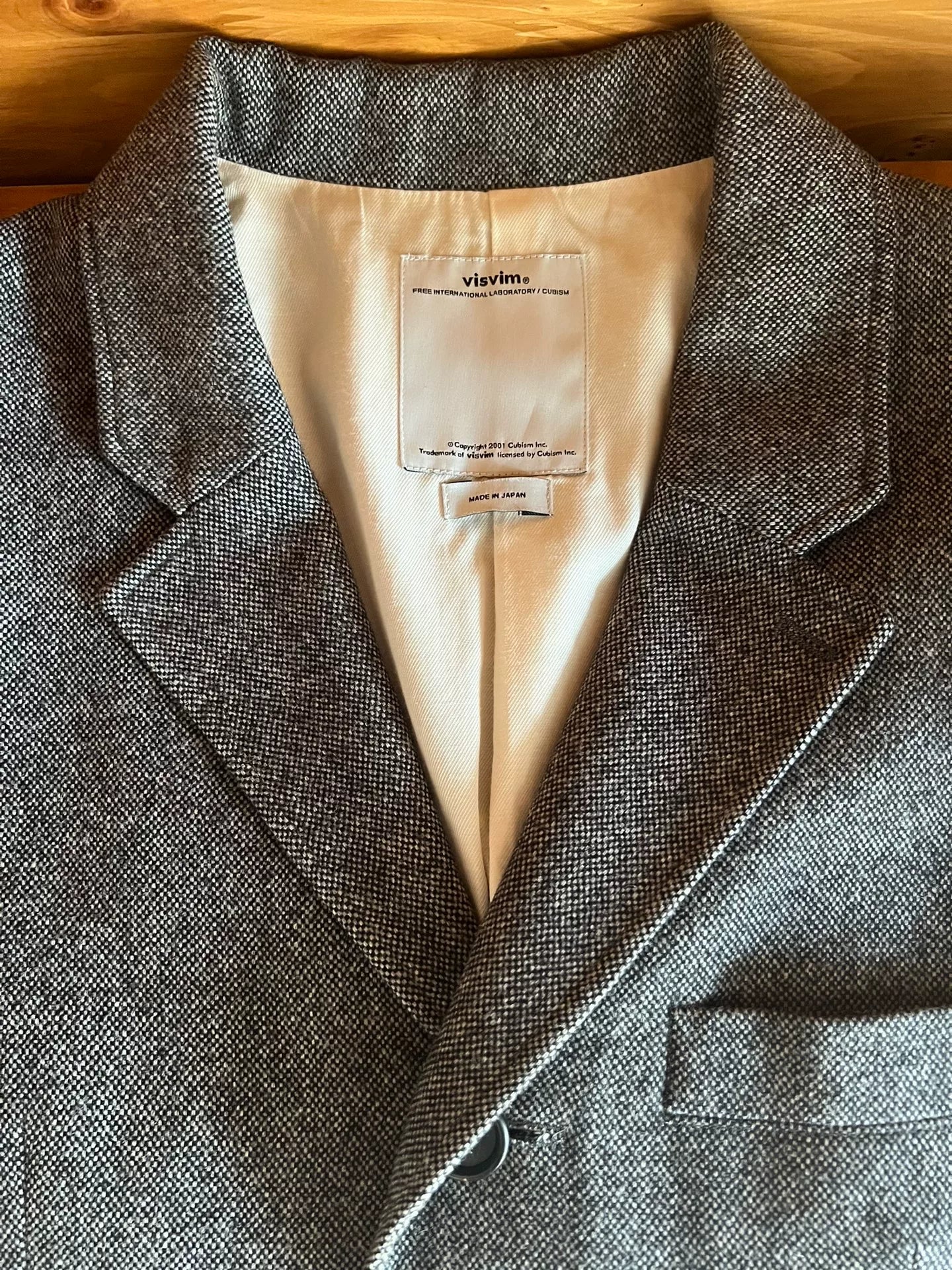 visvim early wool cashmere suit jacket