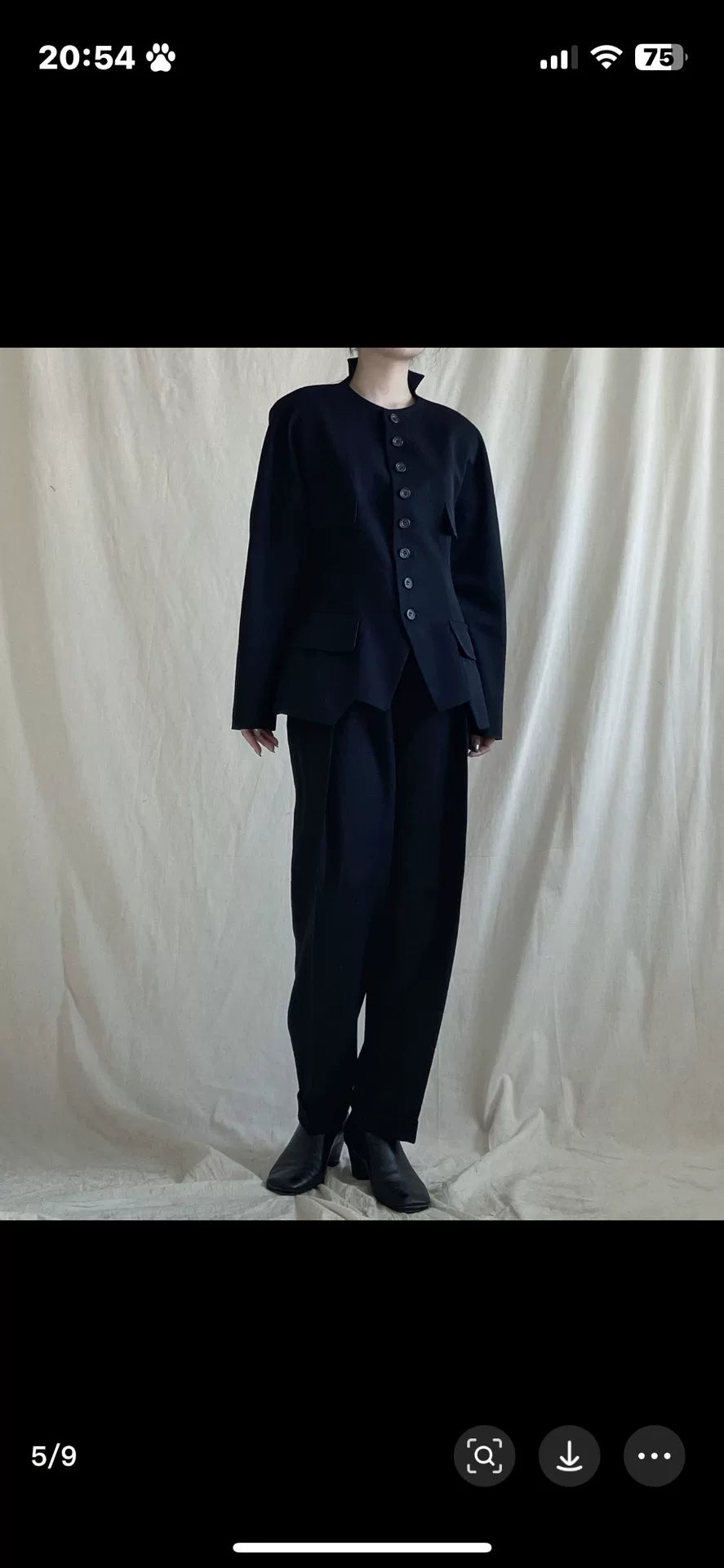 Y’s by Yohji Yamamoto 90s Button Jacket