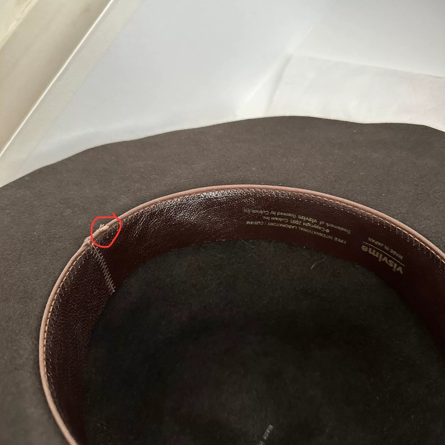 visvim laureate hat kofu black