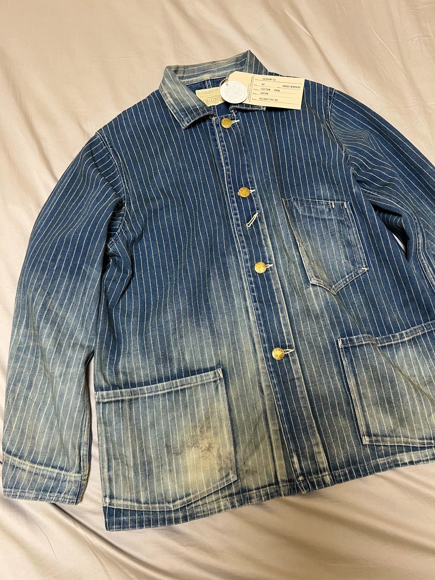 Vintage Wabash Striped Work Jacket