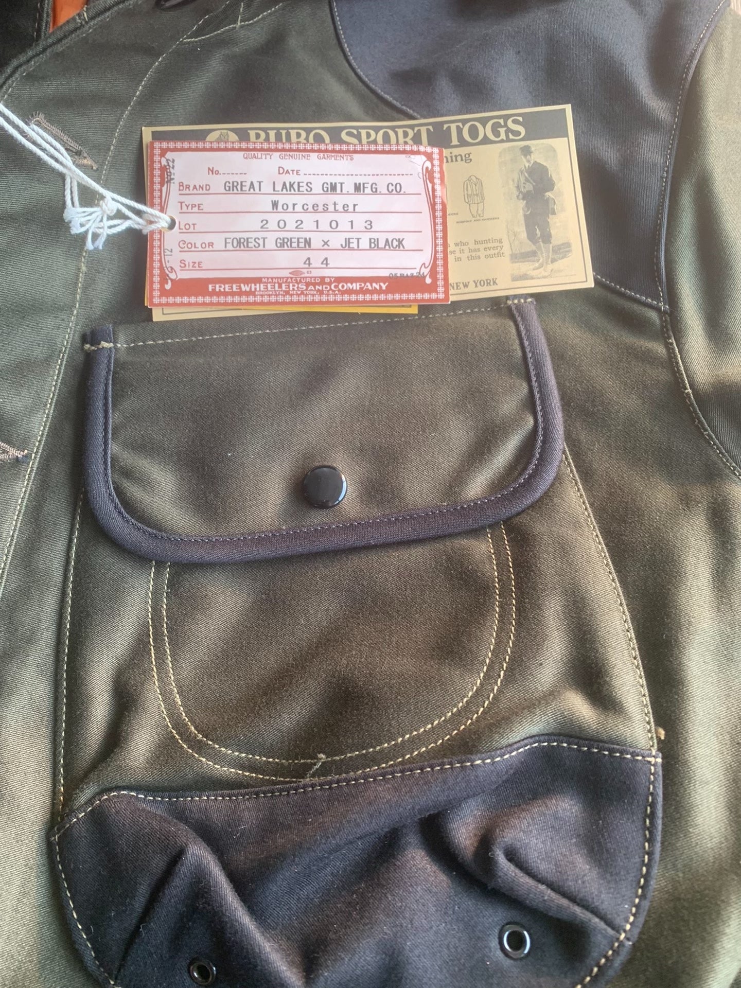 FREEWHEELERS Worcester HUNTING COAT