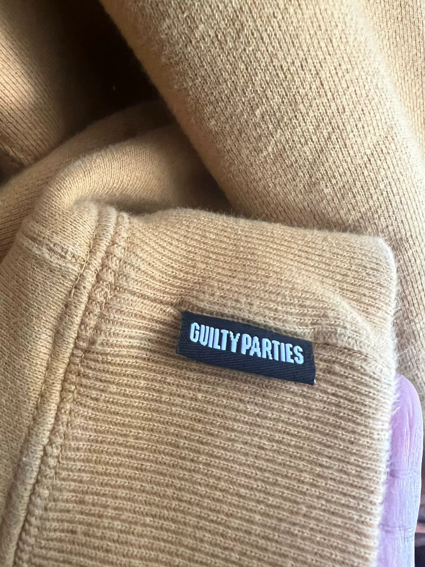 wacko maria guilty parties hoodie in yellow