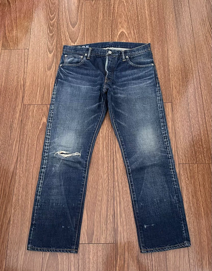 visvim social sculpture damaged jeans size 34