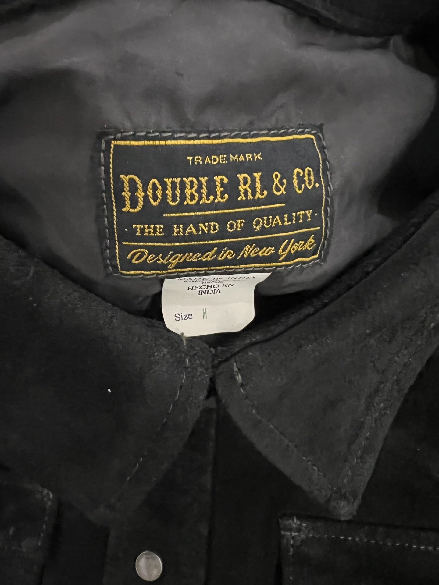 RRL Spring 2026 Nubuck Western Shirt Jacket