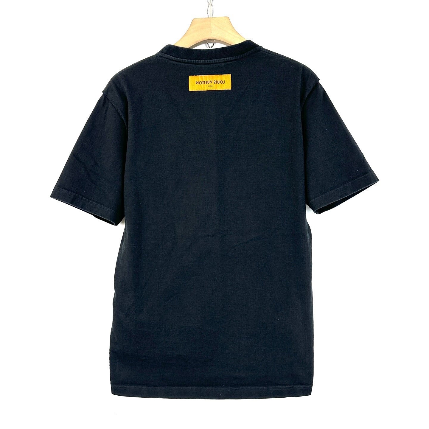 Louis Vuitton Black Logo Print T-Shirt