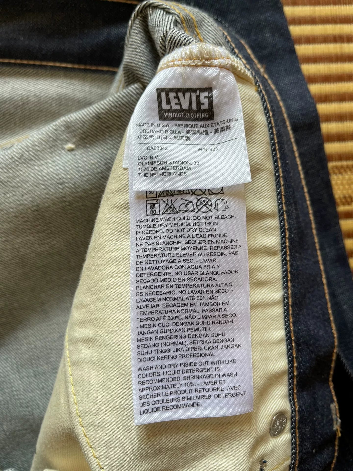 Levi's LVC 501XX 1966 66501-0008 USA