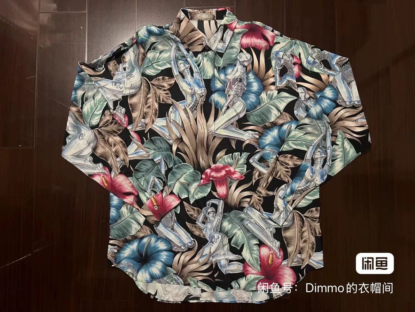 Dior Collaboration Robot Print Shirt