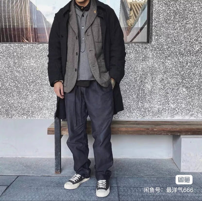 visvim Ayres Coat with Unique Pleating Design