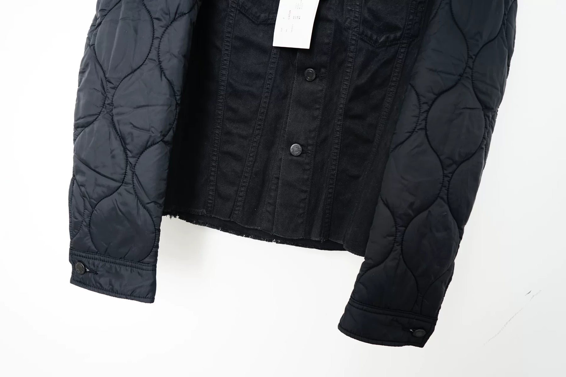 Undercover Patchwork Sleeve Denim Jacket