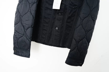 Undercover Patchwork Sleeve Denim Jacket