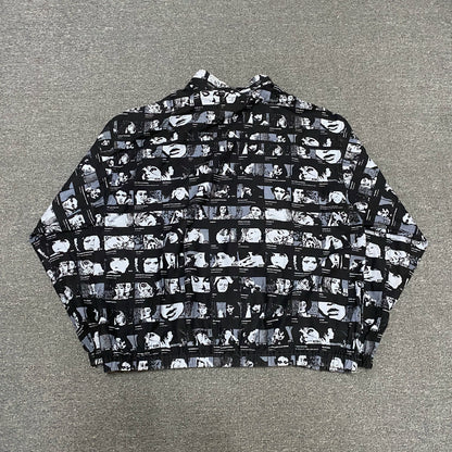 CAVEMPT All-Over Face Print Jacket