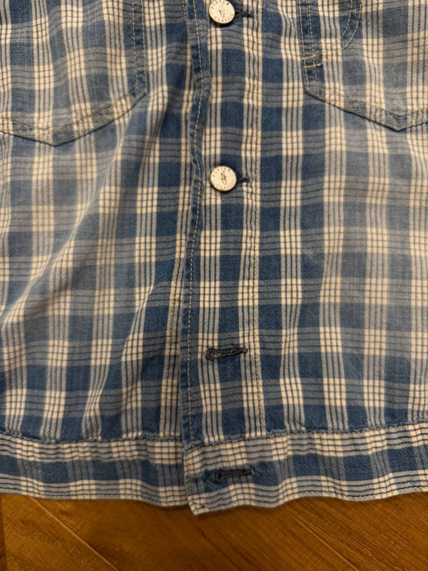 Porter Classic Hawaiian Denim Shirt