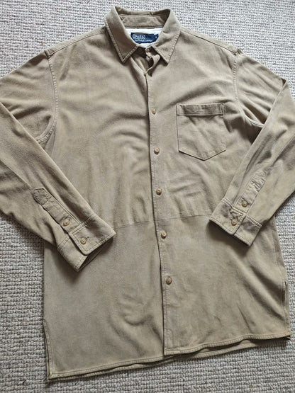 Polo Ralph Lauren Suede Leather Shirt