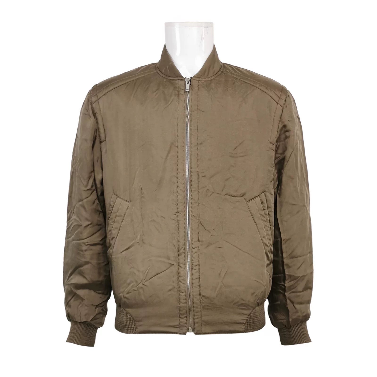 Saint Laurent Paris Brown Bomber Jacket