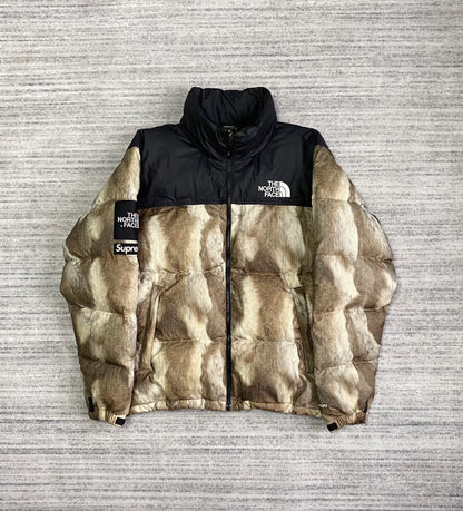 supreme tnff fur down jacket coat