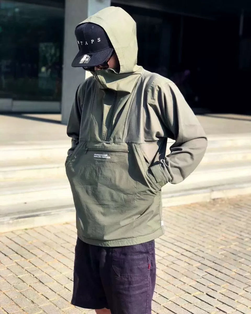 wtaps drag-on hooded sweatshirt 18ss