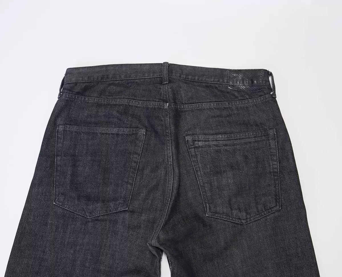 visvim fluxus 05 black denim pants